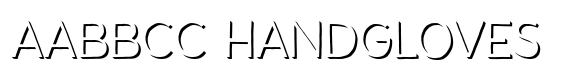 Paname SC Light 3D font sample