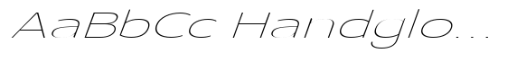 Glorytalk Sans Thin Italic Expanded image