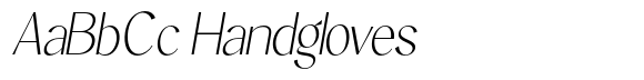Cristecy Extra Light Condensed Slanted image