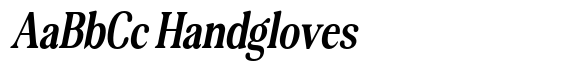 Gofaline Bold Condensed Italic image
