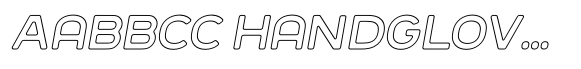 Sandport Extended Outline Italic image