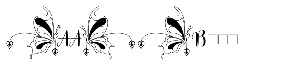 Sehatie Three font sample