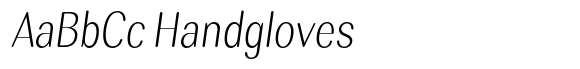 Rundale Round Extra Light Condensed Italic image