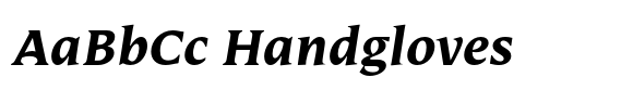 Mestiza Text Bold Italic image