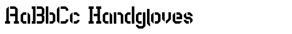 Longhorn Stencil font sample
