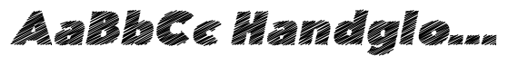 Aukim II Strokes Extra Black Wide Italic image