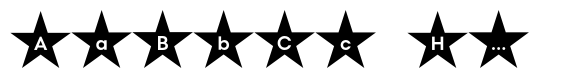 Olystar Bold font sample