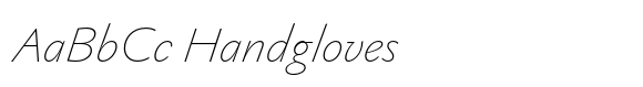 Gaultier Extra Light Italic font sample