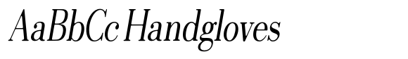 Selmora Soft Condensed Italic image