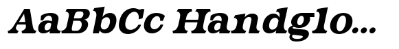 Vellmique Bold Expanded Italic image