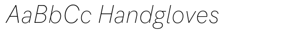 Flink Neue Text Cnd XLight Italic font sample