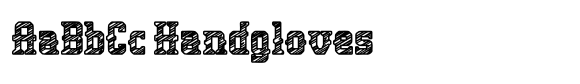 Vintage Victory Six font sample