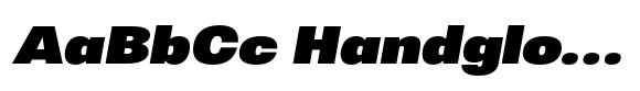 Greater Neue Expanded Heavy Italic image