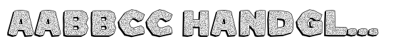 Chocomo Sprinkle Shadow font sample
