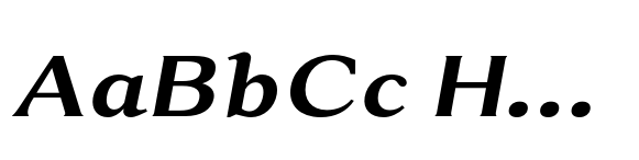 Rema Monde Bold Semi Expanded Italic image
