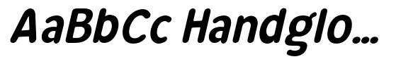 Bereh Rounded Bold Italic image
