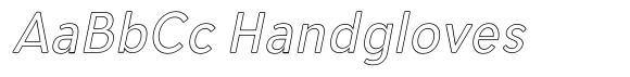 Aukim II Outline Narrow Italic image