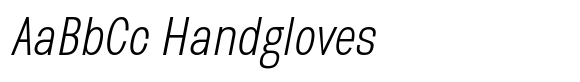 Biarty Sans Condensed Extra Light Oblique image