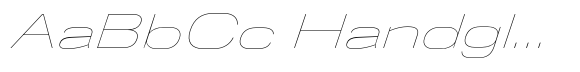 De Box Expanded Hairline Italic Short image