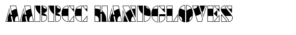 Futura Black Art Deco Std Flipper font sample