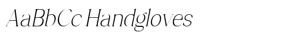 Mugnelis Thin Semi Condensed Slant image