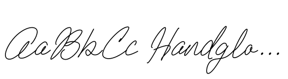 Almahera 10 font sample