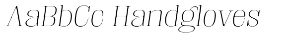 Fenoura Soft ExtraLight Expanded Italic image