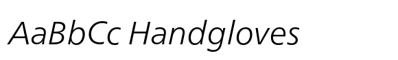 Neue Frutiger Paneuropean Light Italic image