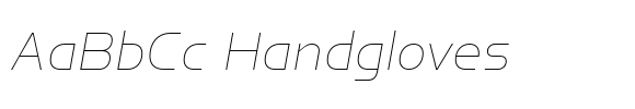 Nikhom Thin Italic image
