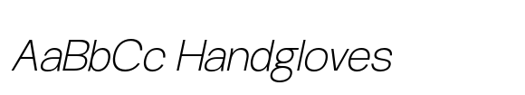 RCL Sendigo Italic Extra Light image