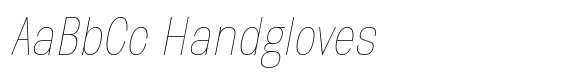 Biarty Sans Condensed Hairline Oblique image