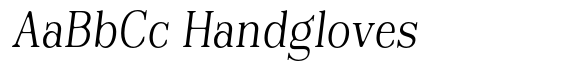 Reigans Soft Light Semi Condensed Italic image