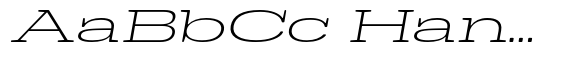 Dean Soft Slab Wide Extra Light Italic image