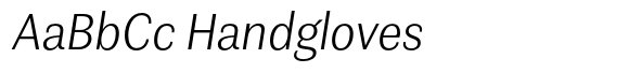 Contemporary Sans Extralight Italic image