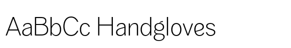 Zealandia Thin font sample