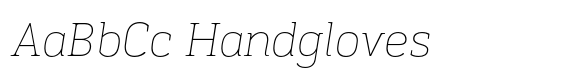 Kondolar Thin Italic font sample