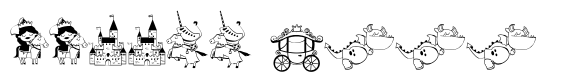 Charm And Chivalry Dingbat font sample