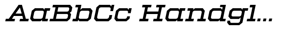 Hattrick Serif Italic Light Expanded image