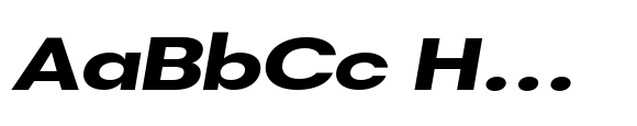 DTF Vectra Neue Bold Expanded Italic image