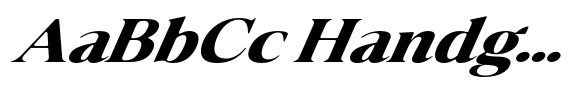 Hilsfiger Soft Expanded Slant Italic image