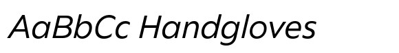 Marie Sans Regular Italic image