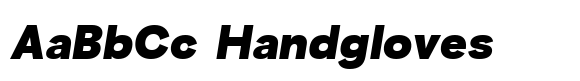 Horiva Sans Black Italic image