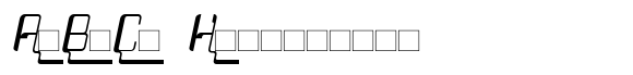 Haike Reg Alt Caps Condensed Italic image