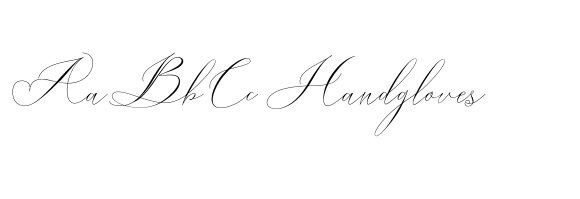 Megantri font sample