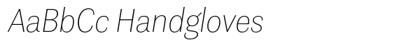 Contemporary Sans Thin Italic image