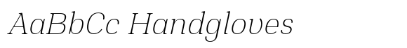 Montnapha Extra Light Italic font sample
