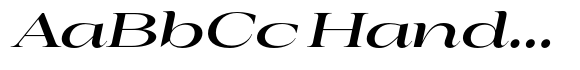 Auralic Bold Expanded Italic image