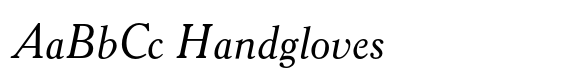 Academy Italic image