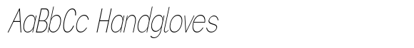 Flova Thin Compressed Italic image