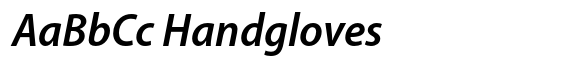 Myriad Pro SemiCondensed Semibold Italic image